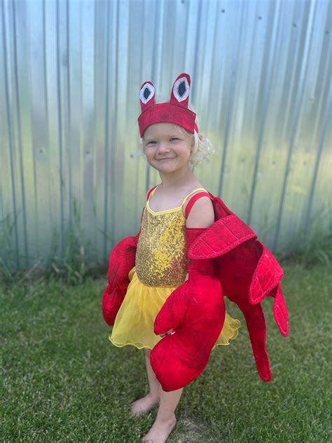 sebastian mermaid costume|diy sebastian the crab costume.